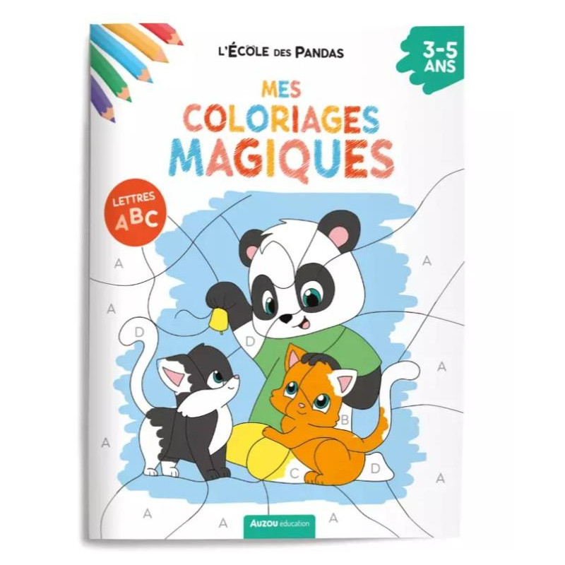 L'école des pandas - Mes coloriages magiques - Les lettres