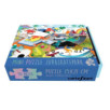 BOÎTE MINI PUZZLE DINOS SKATEPARK 50 pieces