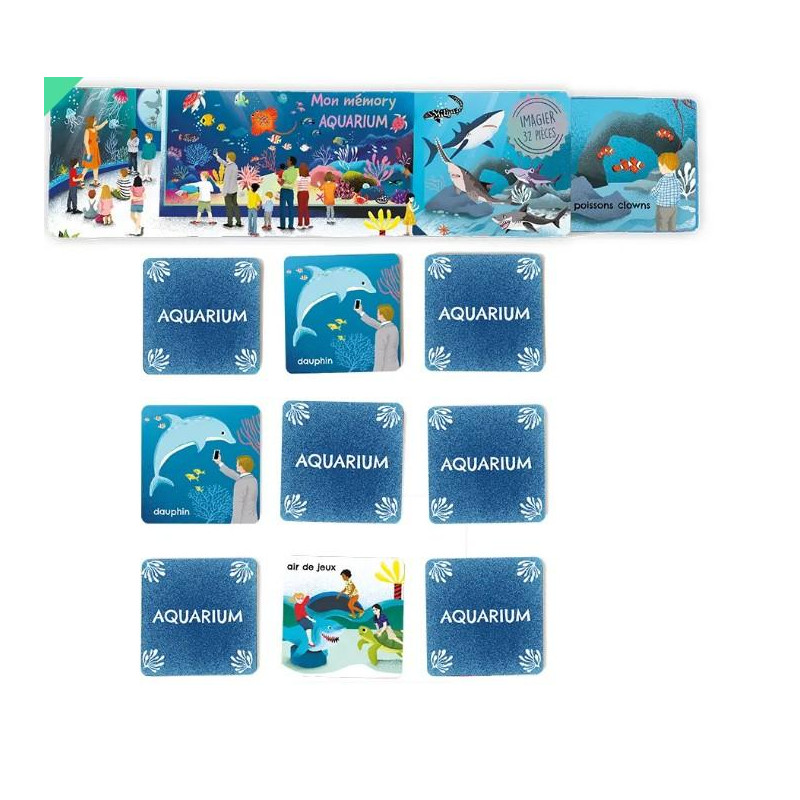 JEU MEMORY IMAGIER A L'AQUARIUM