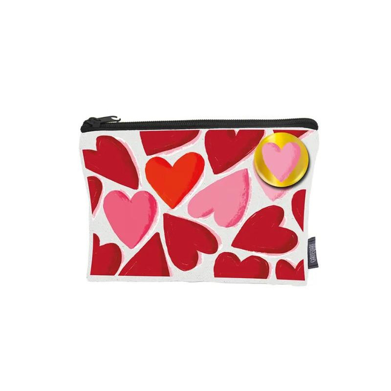 POCHETTE COTON COEURS