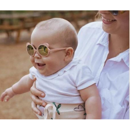 LUNETTES SUN 1-2 ANS OURSON COULEUR : ROSE PECHE