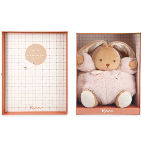 PATAPOUF LAPIN ROSE 25CM